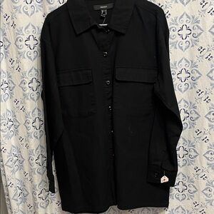 Forever 21 Black Jean Jacket